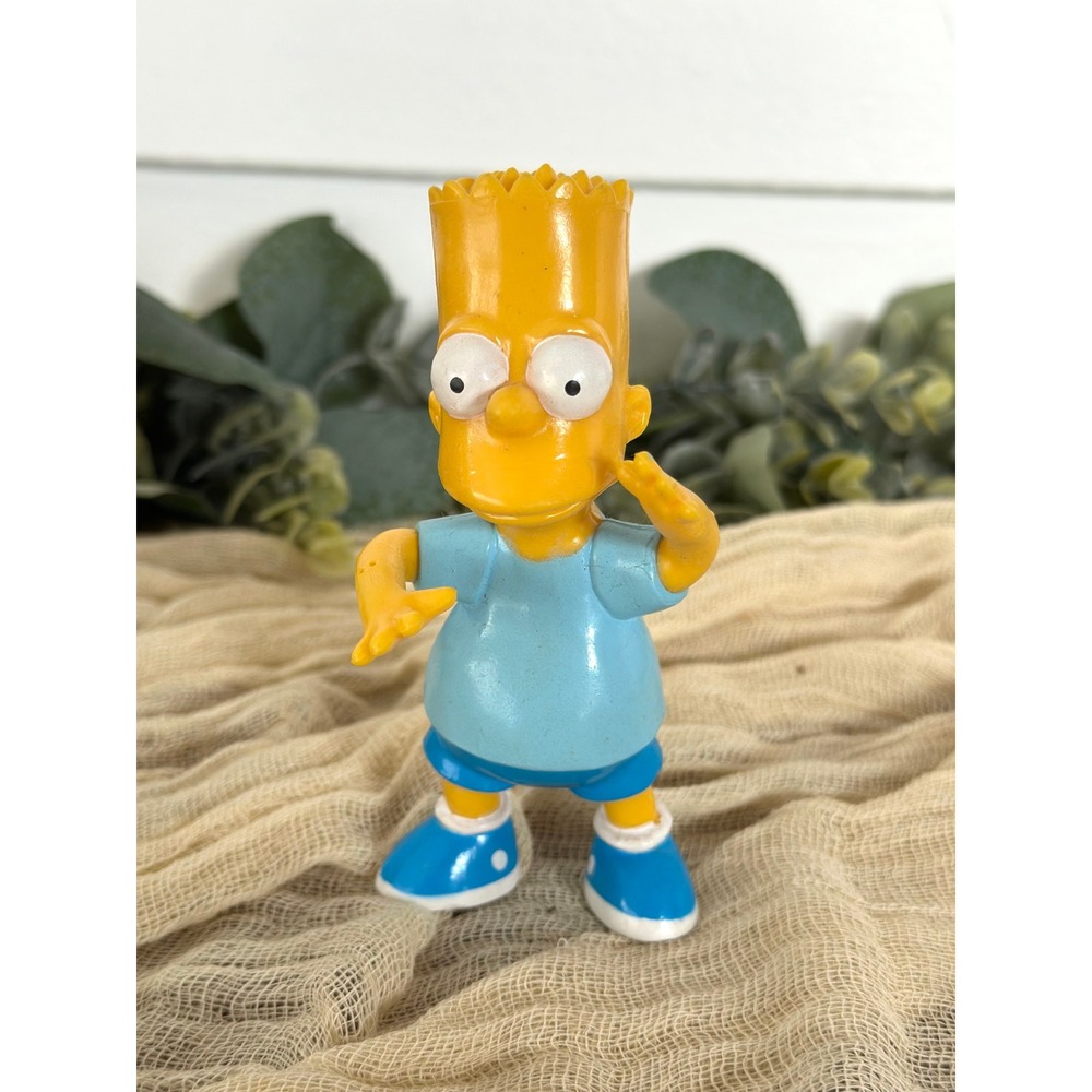 1990s‎ Jesco Bart Simpson bendable rubber figure vintage 4 inch